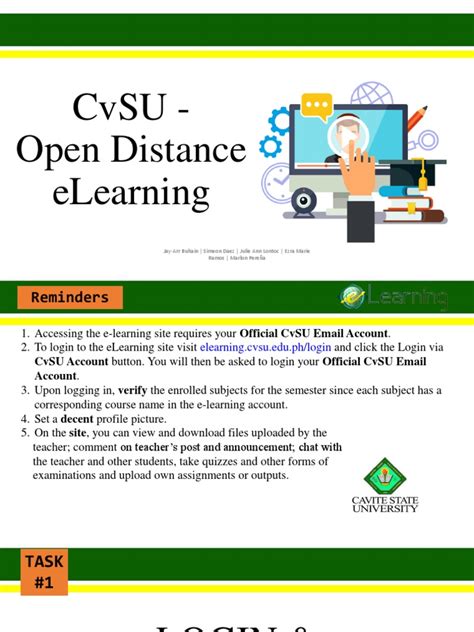 CvSU Open Distance eLearning .